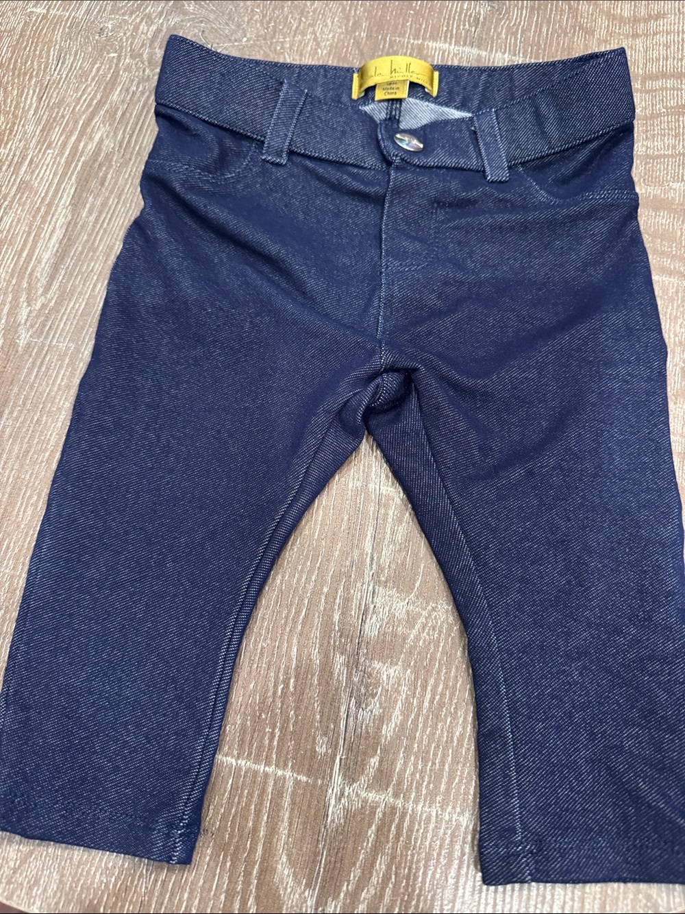 Nicole Miller Navy Kids Stretch Leggings